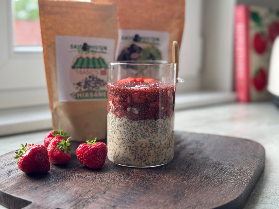 Chia Samen & Peanut Butter Overnight Oats