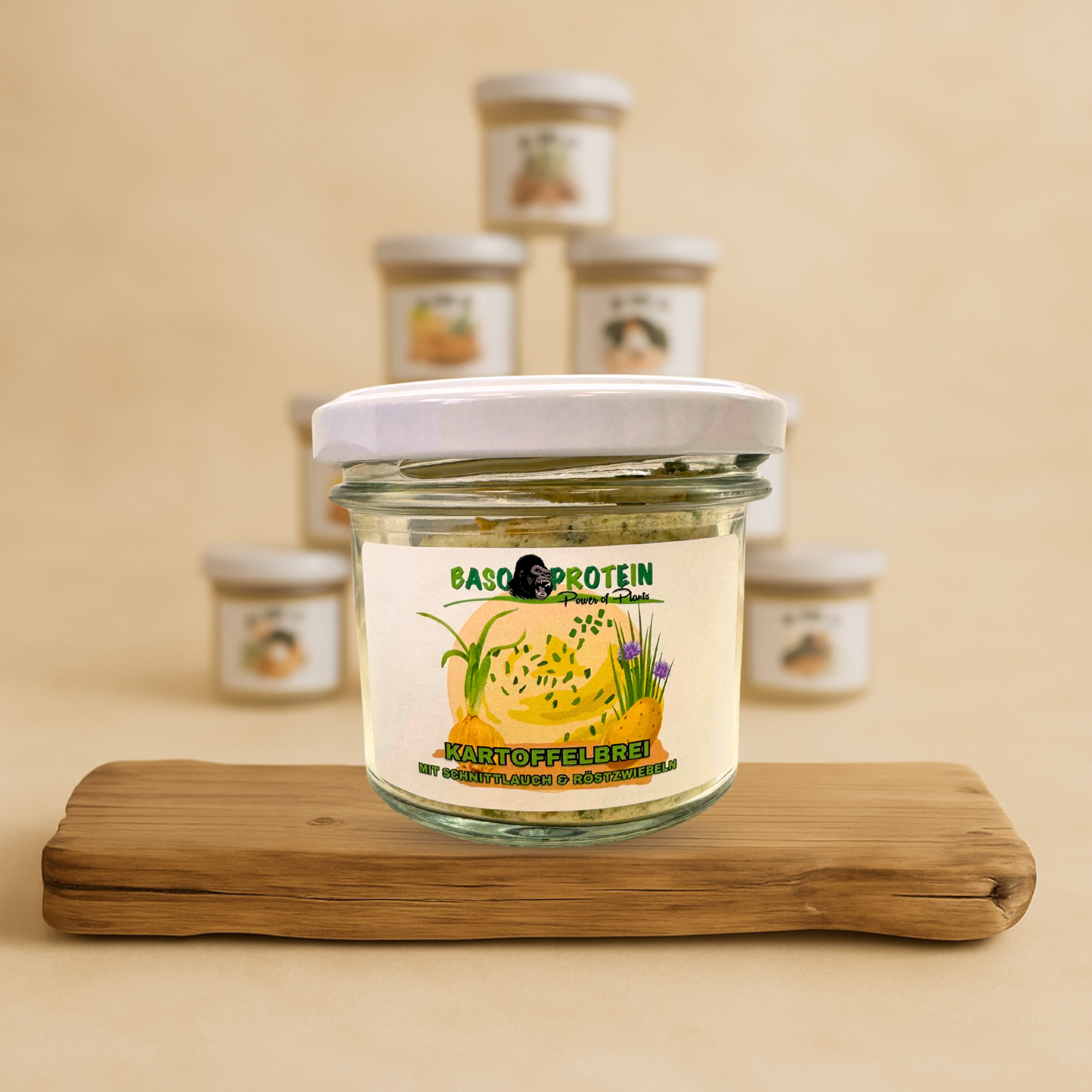 Bio- Instant Kartoffelbrei mit Schnittlauch & knackigen Zwiebeln Probierportion