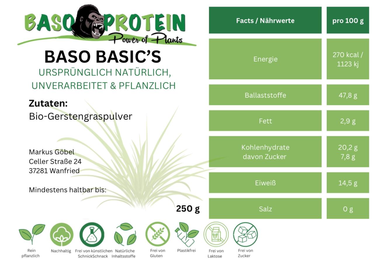 Bio- Gerstengras