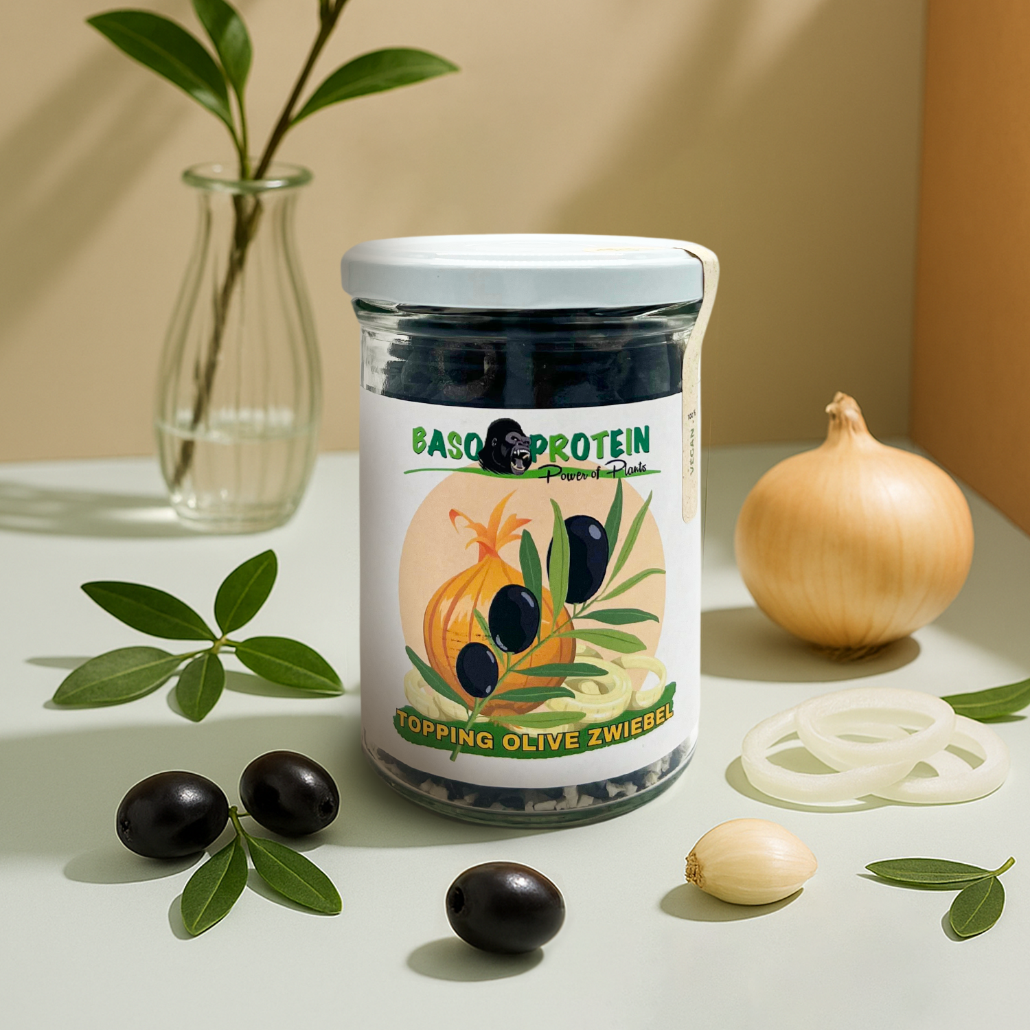 Topping Olive Zwiebel gefriergetrocknet