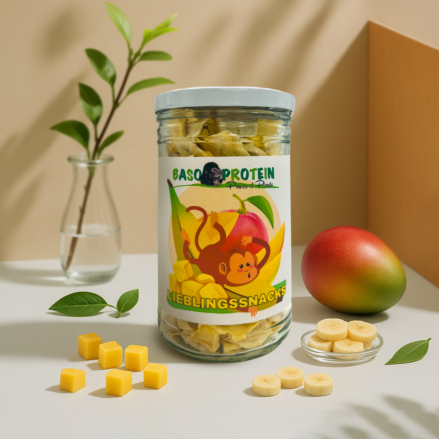 Lieblingssnacks Mango Banane