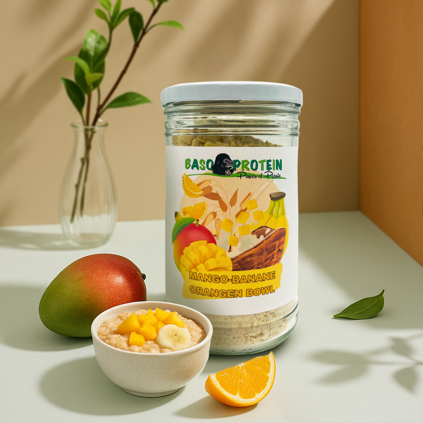 Mango Banane Orangen Bowl