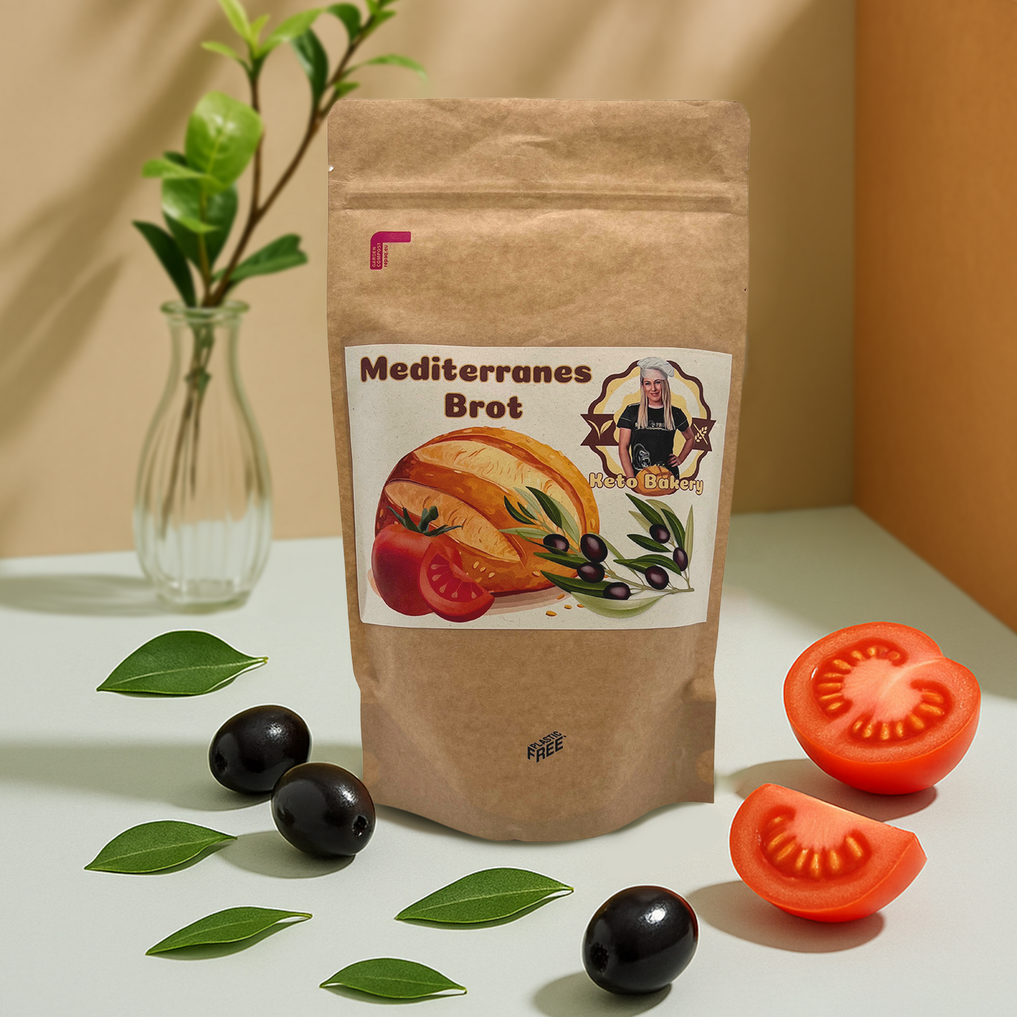 Keto Mediterrane Brotbackmischung