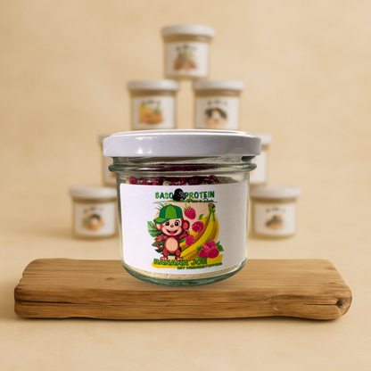 Banana Joe Bowl mit Himbeertopping