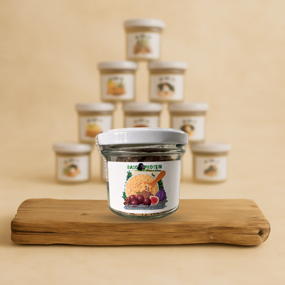 Zimtpflaumen Müsli mit geröstetem Buchweizen und Feigen