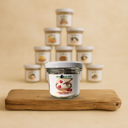 Vanilleporridge mit heißen Kirschen