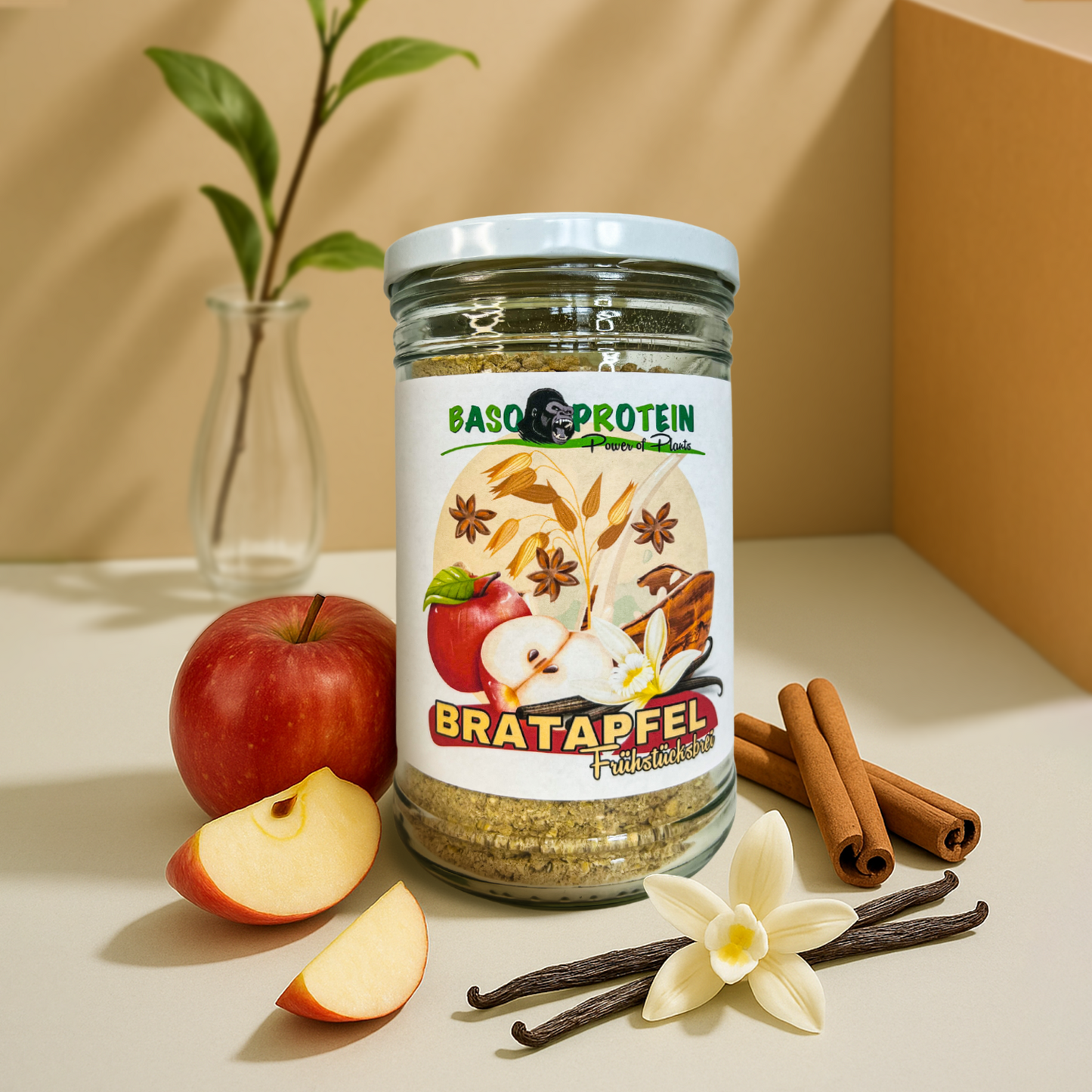 Bratapfel Frühstücksbrei