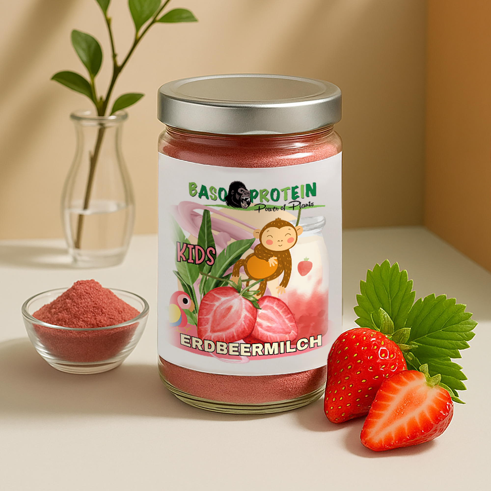 Erdbeermilch Kids neues Design