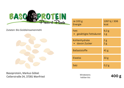 Goldleinsamenmehl