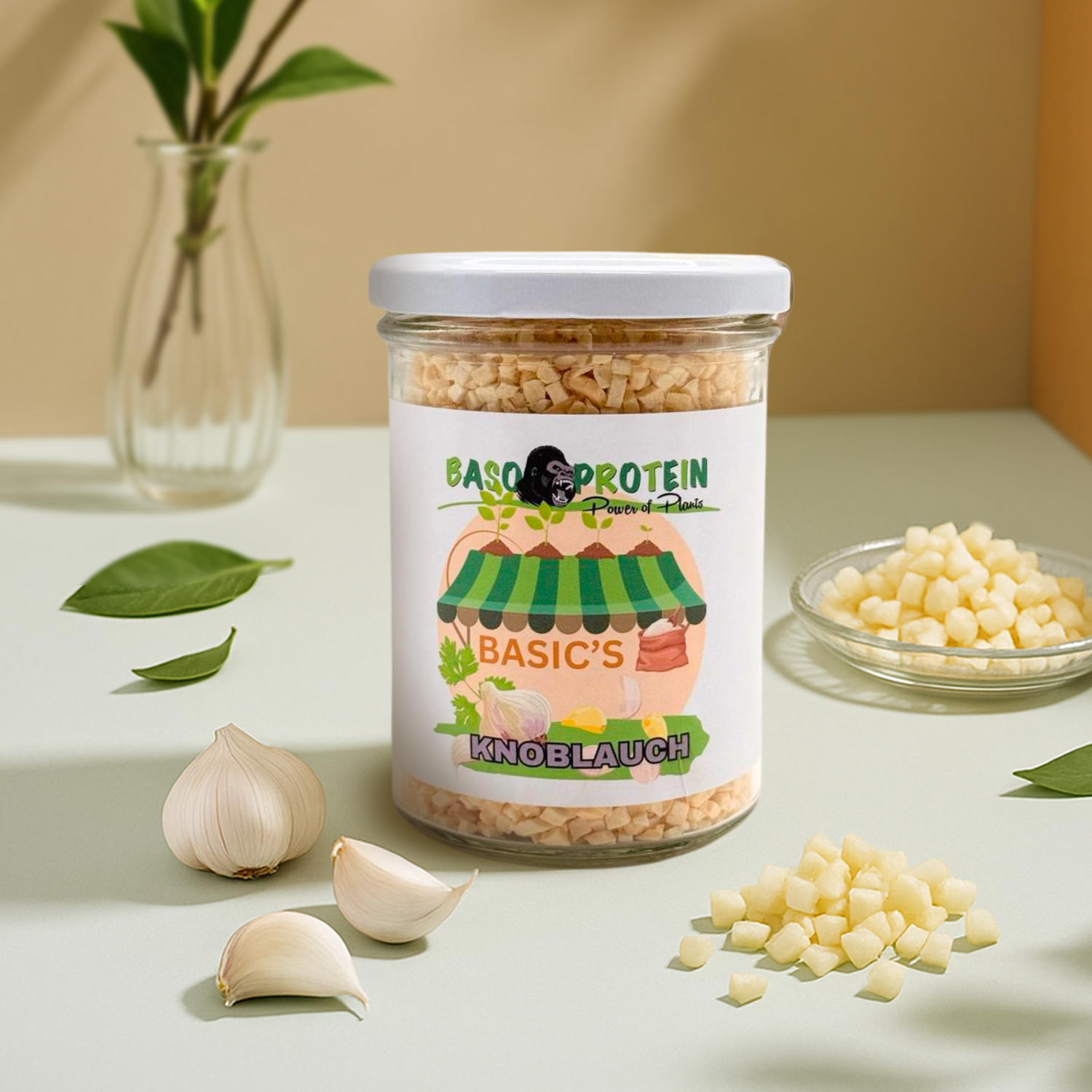 Bio Knoblauch gerfriergetrocknet