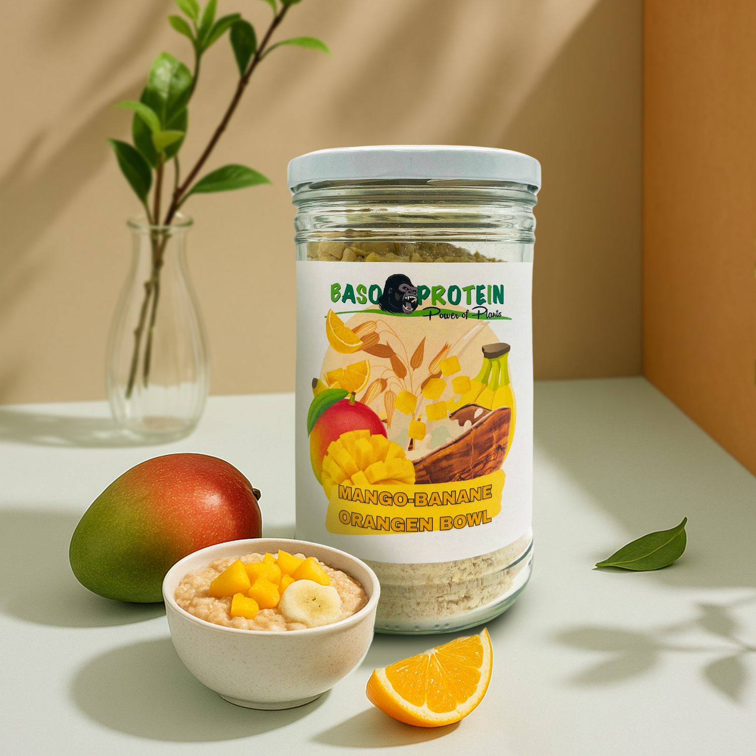 Mango Banane Orangen Bowl