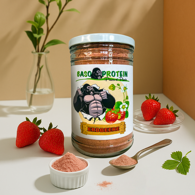 Proteinshake Erdbeere
