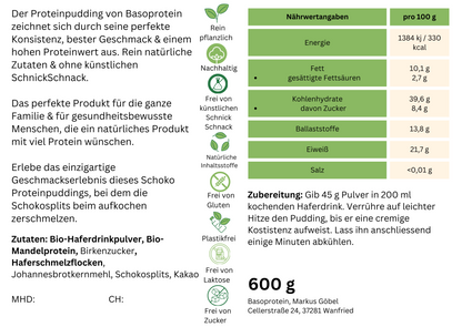 Proteinpudding Schoko