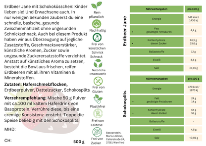 Erdbeer Jane mit Schokoküsschen
