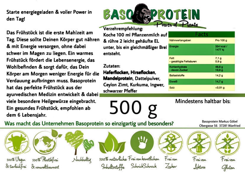 Ayurvedischer Frühstücksbrei